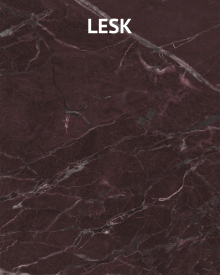 Rosso levante (L 6107) popis povrchu